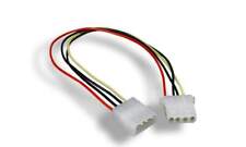 12 Inch Power Cable Extension 5.25 Molex 4 Pin Male to Female 12IN picture