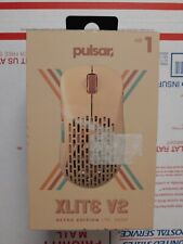 Pulsar Xlite V2 Mini Retro Edition Brown Wireless Ultra Light 55g Gaming Mouse picture