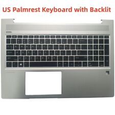 Backlit Laptop Palmrest Keyboard for HP ProBook 450 G6 G7 455 G6 G7 455R G6 G7 picture