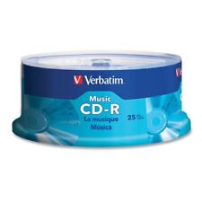 Verbatim Music CD-R 80 Min 40x Speed 700 MB 25 Pack Spindle CD picture