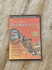 Encyclopedia Britannica 2006 Deluxe PC CD-Rom Windows 2000/XP-New Sealed- Fr Sh picture