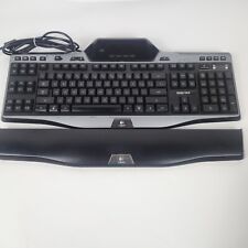 Logitech G510 Wired Gaming Keyboard USB Backlit Black TESTED WORKING picture