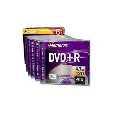 Memorex 6 pack DVD+R   4.7 GB   NOT DVD+RW picture