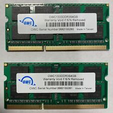 OWC 2 x 4GB PC10600 DDR3 1333MHz SO-DIMMs (New). 8 GB Total picture