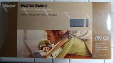 Maxtor Basics Personal Storage 3200 200 GB External Hard Drive New Sealed🔵 picture