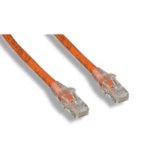 PTC Cat 6 UTP Patch Cable With Clear Boots Orange Color picture
