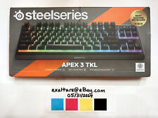 SteelSeries Apex 3 TKL Wired RGB Gaming Membrane Keyboard picture