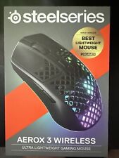 SteelSeries Aerox 3 Wireless Ultra Lightweight USB RGB Optical Gaming Mouse Onyx picture