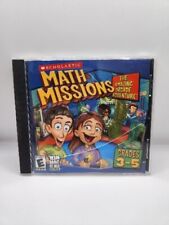 Scholastic Math Missions CD-ROM AMAZING ARCADE ADVENTURE WIN MAC Grades 3-5 picture