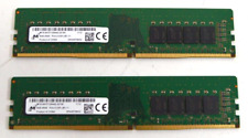 Micron 16GB (2x8GB) PC4 Desktop RAM 2Rx8 PC4-2133P-UB1-11 MTA16ATF1G64AZ-2G1B1 picture