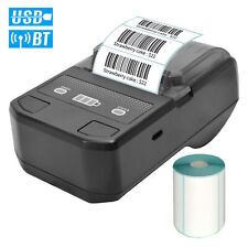 Portable 58mm Thermal Label Maker    Label Printer Barcode W1H2 picture