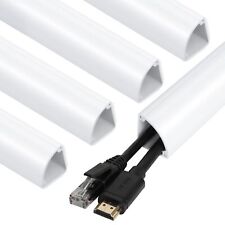 Corner Cable Concealer 85-Inch Corner Cord Cover Large Capacity Corner Duct P picture