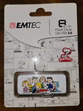 Emtec Peanuts Famliy Flash Drive 8GB USB 2.0 NEW. Charlie Brown, Snoopy, Linus. picture