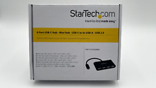 StarTech 4-Port USB-C Hub Mini Hub USB-C to 4x USB-A- USB 2.0 ST4200MINIC Black picture