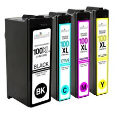 4PK BLACK & COLOR Ink Cartridges For Lexmark 100XL 100 XL picture