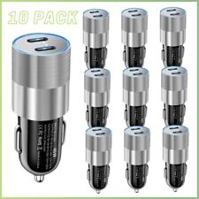 10Pack 40W Dual USB-C Fast Car Charger Adapter For iPhone 15 14 13 12 11 Pro Max picture