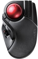 ELECOM HUGE Trackball Mouse, 2.4GHz Wireless USB, Customizable 8 button w/case picture