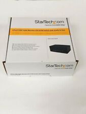 NEW StarTech 4 Port Triple Monitor DVI USB KVM Switch with Audio & USB 2.0 Hub picture