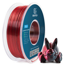 Geeetech 3D Printer Filament Silk PLA Dual Color Black+Red 1.75mm 1KG/roll US picture
