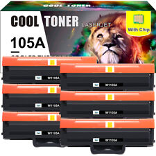 6PK Black W1105A 105A Toner For HP LaserJet 107a 107r 107w 135a 135w 137fnw MFP picture