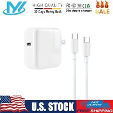 30W Power Adapter Charger USB-C Cable For Apple Macbook ipad pro A1534 A1540 US picture