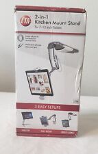 CTA 2-in-1 Kitchen Mount Stand for 7-13 inch Tablets Adjust Horizontal Vertical  picture