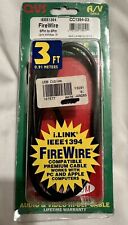 New QVS CC1394-03 3ft IEEE1394 FireWire/i.Link 6pin to 6pin A/V Black Cable picture