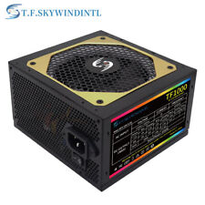 1000W Power Supply PC PSU Gaming Low Noise Fully ModularATX LED Fan RGB 105° 80 picture