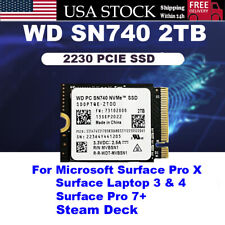 WD 2TB M.2 2230 SSD NVMe PCIe4x4 PC SN740 For Steam Deck ASUS ROG Dell Laptop picture