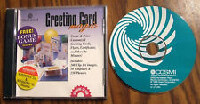 1995 GREETING CARD MAGIC, CD-ROM Swift Jewel with bonus game, MINT CONDITION picture