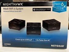 NETGEAR Nighthawk AX1800 Mesh Wi-Fi 6 System Advanced Whole Home Router MK63S picture