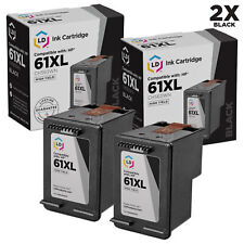LD Reman Replacement Ink Cartridges for HP CH563WN (HP 61XL) HY Black 2pk picture