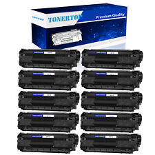 10PK Q2612X Toner Cartridge Fits For HP 12X LaserJet 1015 1022 1022N 1022NW 3050 picture