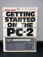 GETTING STARTED ON THE PC-2 Computer Book  Manual Radio Shack 26-3620 VTG 1983 picture