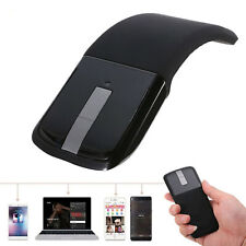 2.4GHz Foldable Arc Touch Wireless Mouse Optical Mice With USB Receiver lot MY picture
