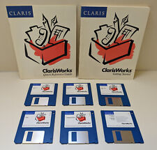 Vintage ClarisWorks software (1991) for Apple Macintosh Computer picture