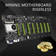 Cryptocurrency Mining Machine Motherboard CPU Group 8 Video Card Slots BTC-D37 picture