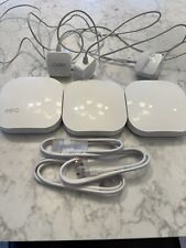 eero B010301 Pro Mesh 2nd Generation WiFi System, White - Set of 3 picture