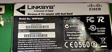 Linksys Wireless-N PCI Adapter WMP600N Dual Band with Antennas picture