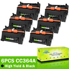 6PK High Yield Black CC364A 64A Toner Cartridge for HP LaserJet P4015n P4014n picture