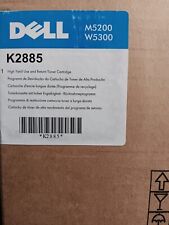 Dell K2885 Black High Yield Toner Cartridge M5200 W5300 Genuine New picture