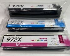 972X 972XL Ink Cartridges HP PageWide Pro 452dn 452dw 477dn 477dw 552dw NO YELLO picture