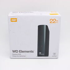 Western Digital 22TB Elements Desktop External HDD WDBWLG0220HBK-XB picture