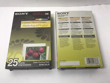  2 New Sony SVM-25LS Color Printing Pk 4 x 6 Postcard Size Photo Paper picture