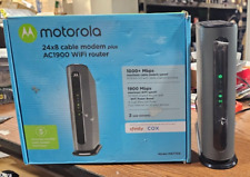 MOTOROLA MG7700 Cable Modem + AC1900 Gigabit Router W/ WIFI Boost picture