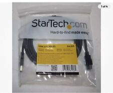 Lot of  (2) Star Tech USBSEXT2MBK 2M/6FT USB 3.0 A to A Cable-M/F picture