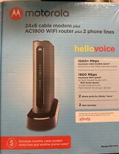 New Sealed Motorola MT7711 24X8 Cable Modem AC1900 Wi-Fi -  Router Xfinity  picture