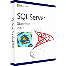 MICROSOFT SQL SERVER 2022 STANDARD 64BIT 24 CORES AND UNLIMITED USER CALS picture