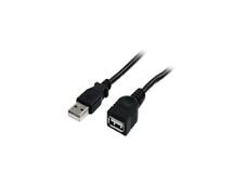 StarTech.com USBEXTAA3BK 3 ft Black USB 2.0 Extension Cable A to A - M/F - 3 ft picture
