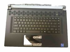 Dell Alienware X17 R1 R2 Palmrest US Backlit Keyboard Touchpad YHR3X B9 picture